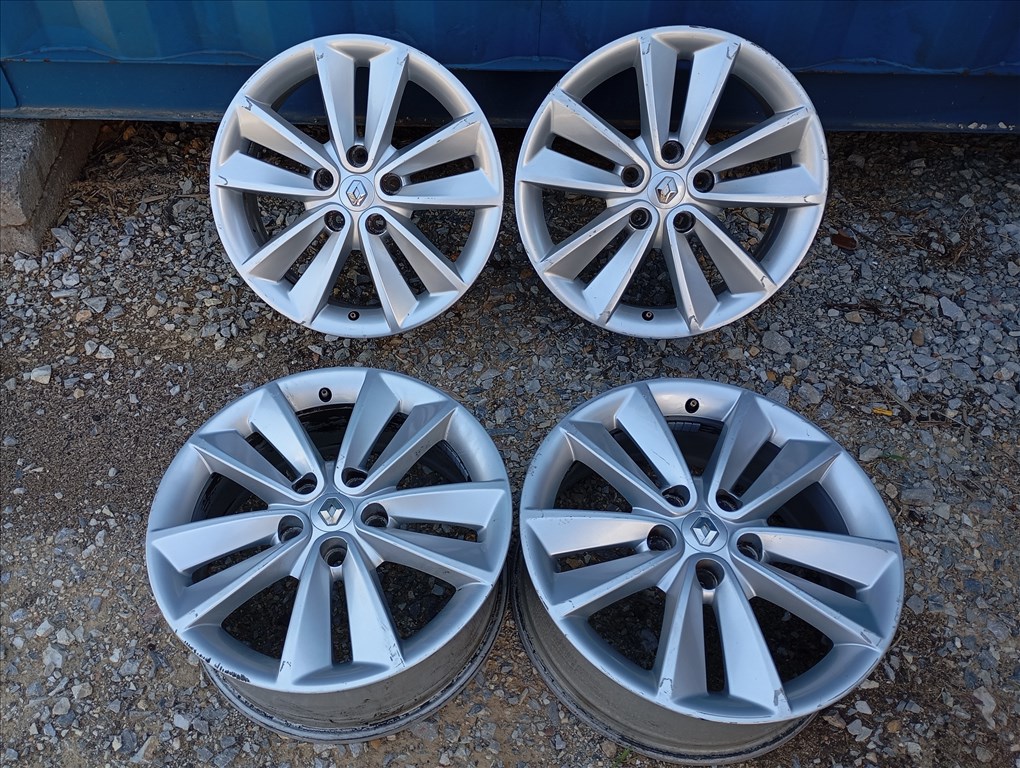  4 db gyári Renault alufelni 5x114,3 7x17 ET49 középfurat: 66,1 mm 2. kép