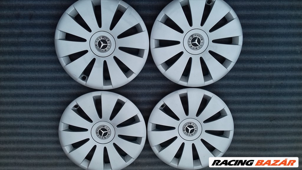 16 colos gyári Mercedes dísztárcsa garnitúra 1. kép