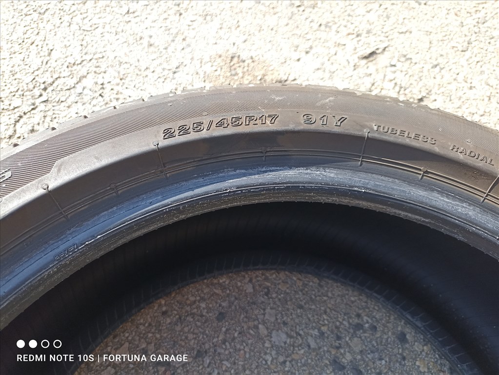 225/45 R17" Bridgestone használt nyári garnitúra 3. kép