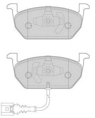 JURID 573606J - fékbetét AUDI SEAT SKODA TOYOTA VW