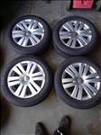VW Passat 5x112-as 16" újszerű (gyári felni) alufelni, 215/55 használt Nexen nyári gumi Sxx3