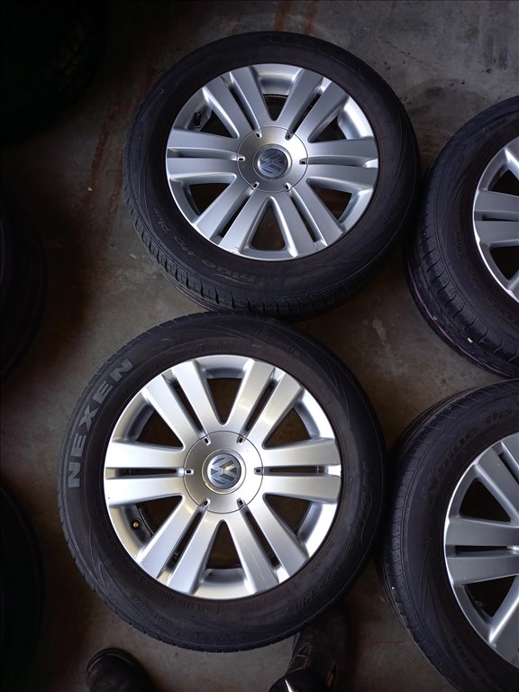 VW Passat 5x112-as 16" újszerű (gyári felni) alufelni, 215/55 használt Nexen nyári gumi Sxx3 2. kép