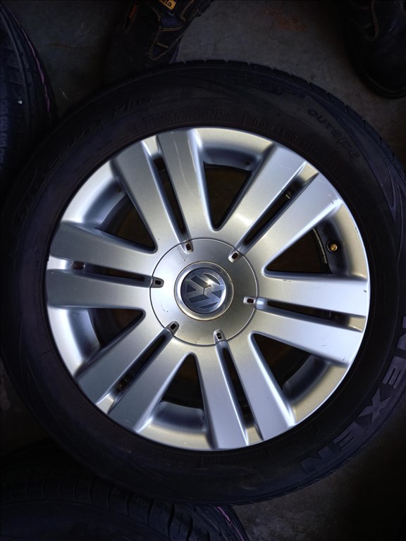 VW Passat 5x112-as 16" újszerű (gyári felni) alufelni, 215/55 használt Nexen nyári gumi Sxx3 3. kép