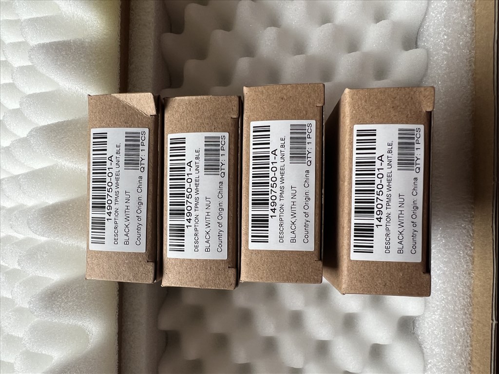 Tesla Tpms BLE szenzor, Tesla bluetooth szenzor fekete Gyári új 4db 5. kép