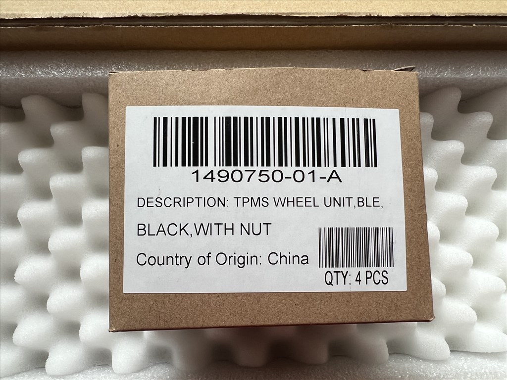 Tesla Tpms BLE szenzor, Tesla bluetooth szenzor fekete Gyári új 4db 6. kép