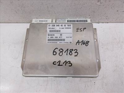 Mercedes-Benz a-osztály w168 (a168) esp vezérlő modul 0295454232 0265109477