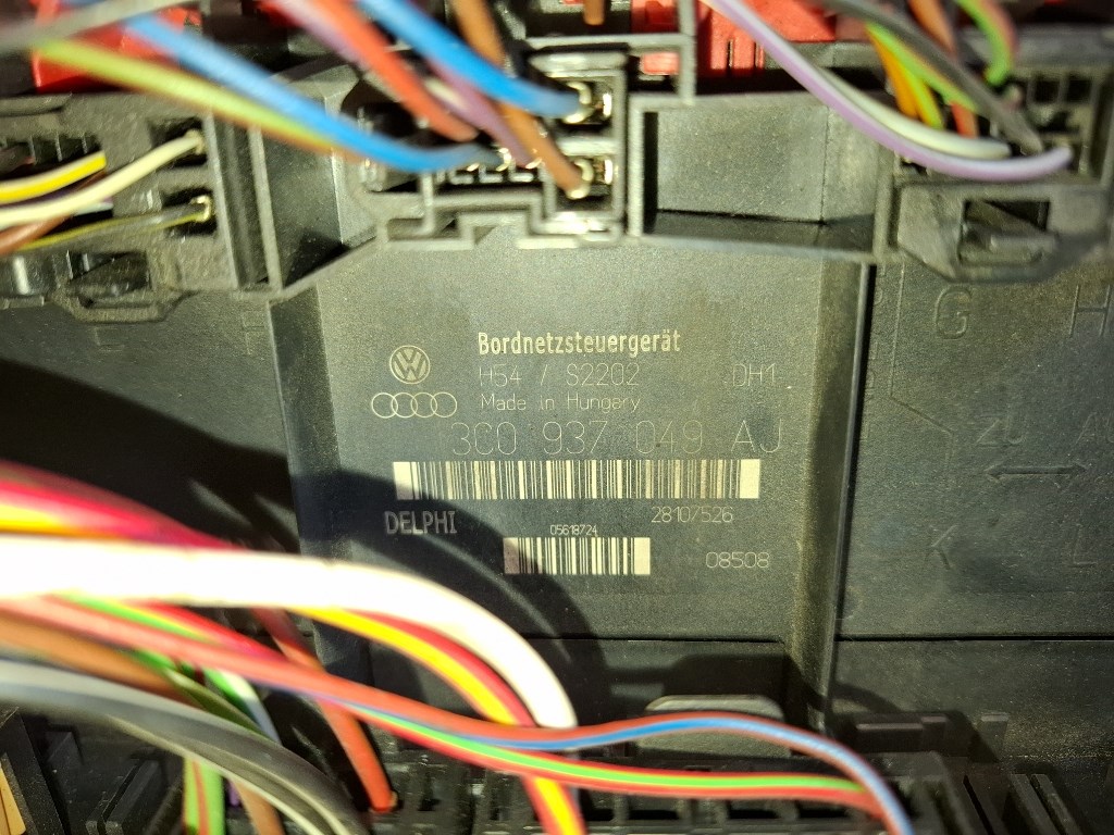 Volkswagen golf v (1k) komfort elektronika 3C0937049AJ 4. kép
