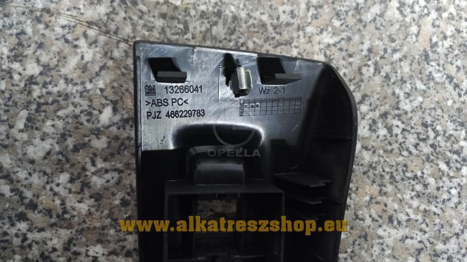 Opel Meriva B jobb első ablakemelő kapcsoló keret 13266041 2. kép