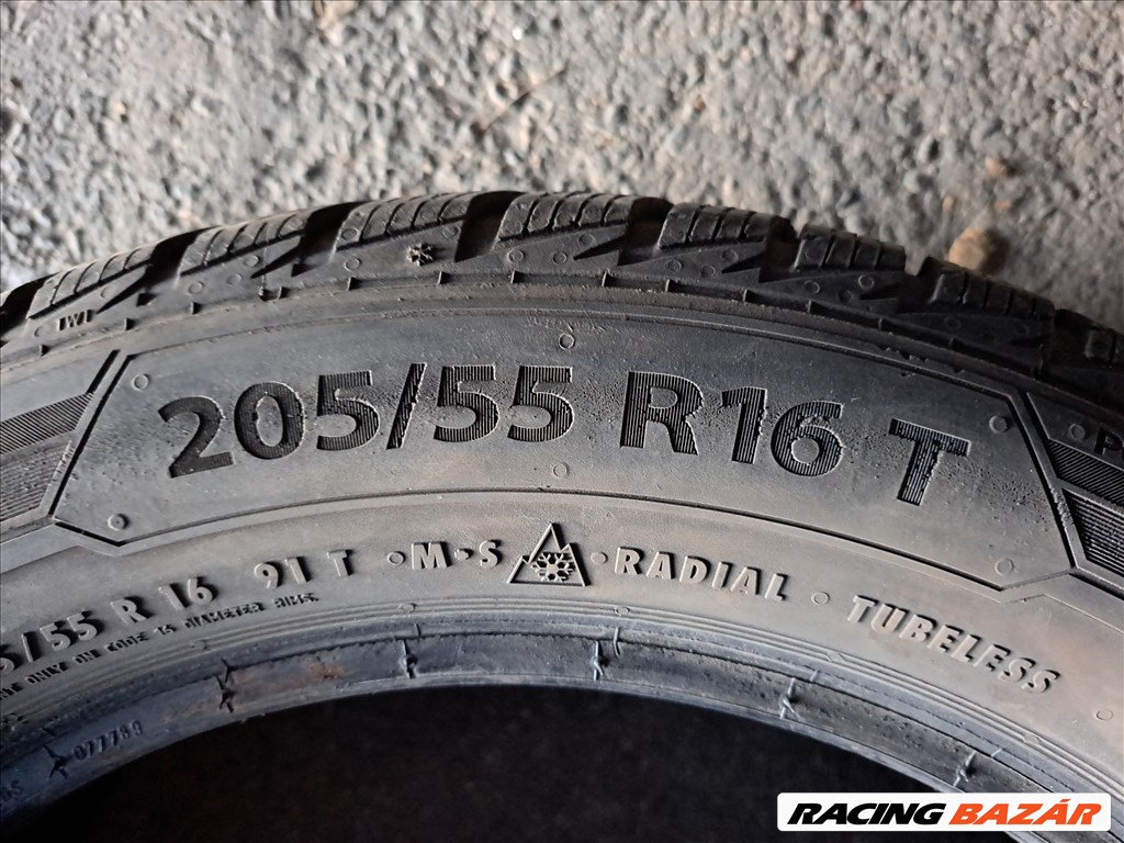 2db 205/55 R16 Barum Polaris 5 Téli gumi eladó (DOT2019,22)  5-6mm minta 5. kép