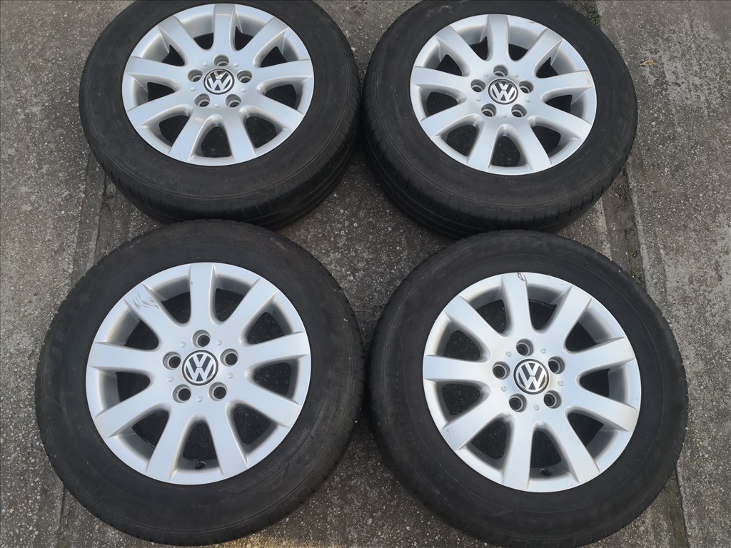 Volkswagen gyári 15-ös alufelnik 5x112-es 8. kép