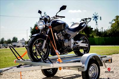 Új Tpv-Böckmann (2+1 sínes) motorszállító utánfutó 450.000 Ft helyett 419.000 Ft