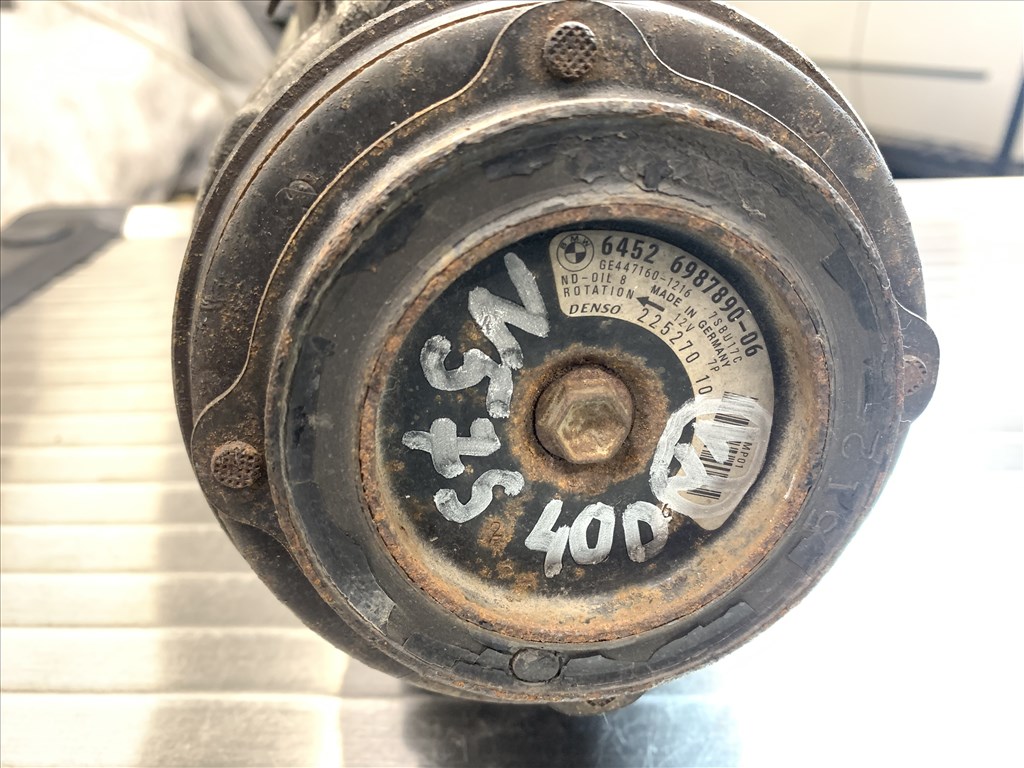 BMW 5-ös, 7-es, X5, X6 klímakompresszor N57 N57S F07 F10 F11 E70LCI E71 530d 535d 525d 40d 30d 64526987890 ge4471601216 2. kép