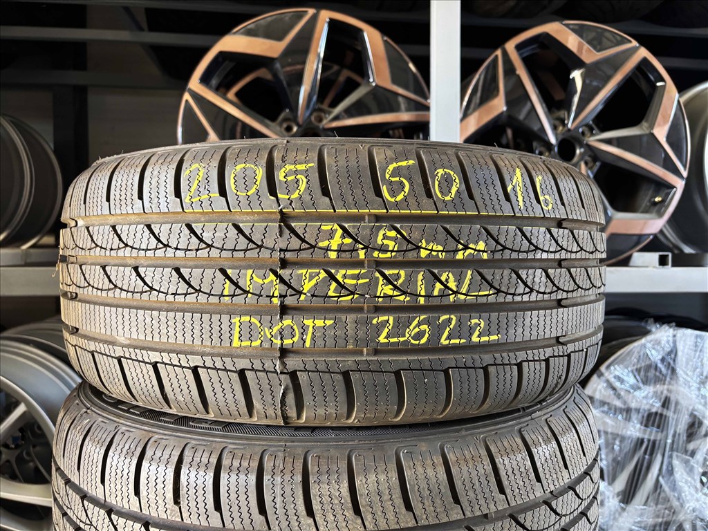 205/50 r16 téligumi 7,5mm 4db eladó 205/50r16 garnitúra 1. kép