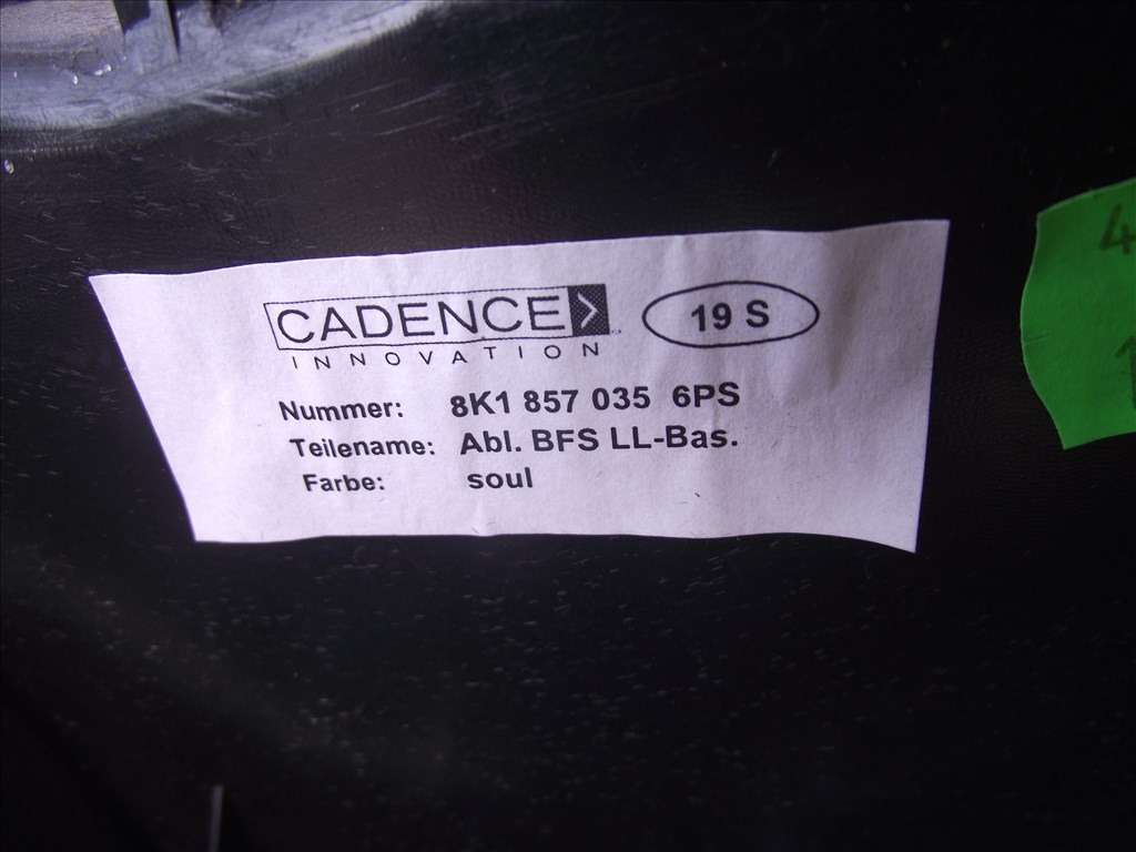 Audi A4 B8 kesztyűtartó 2008-2015 8k1857035 2. kép