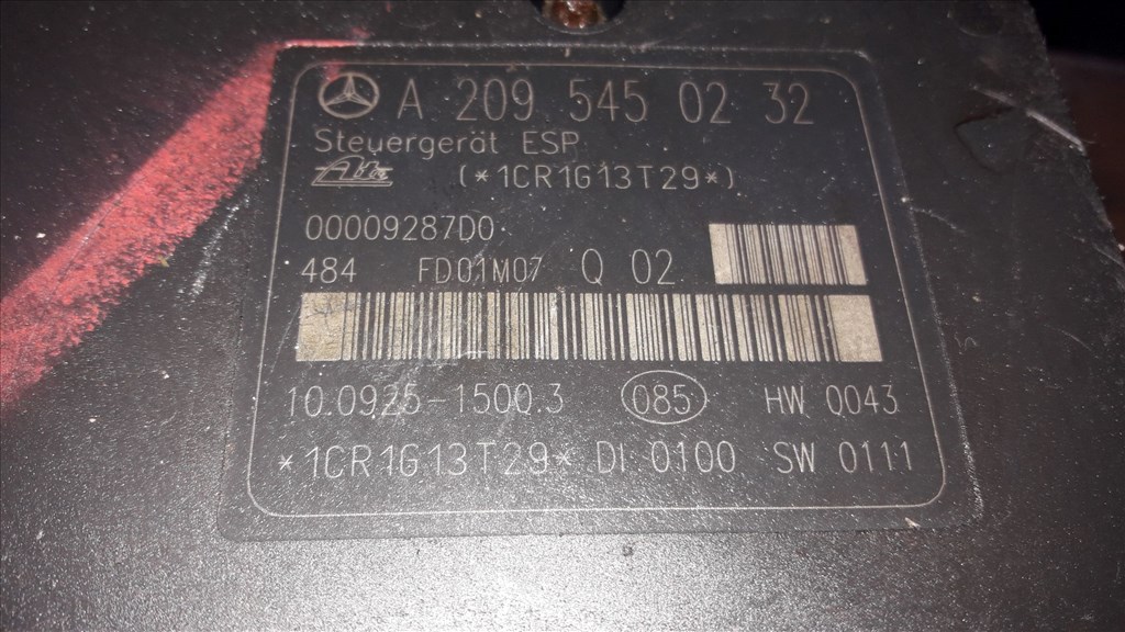Mercedes C 220 ABS Tömb A 209 545 02 32 3. kép