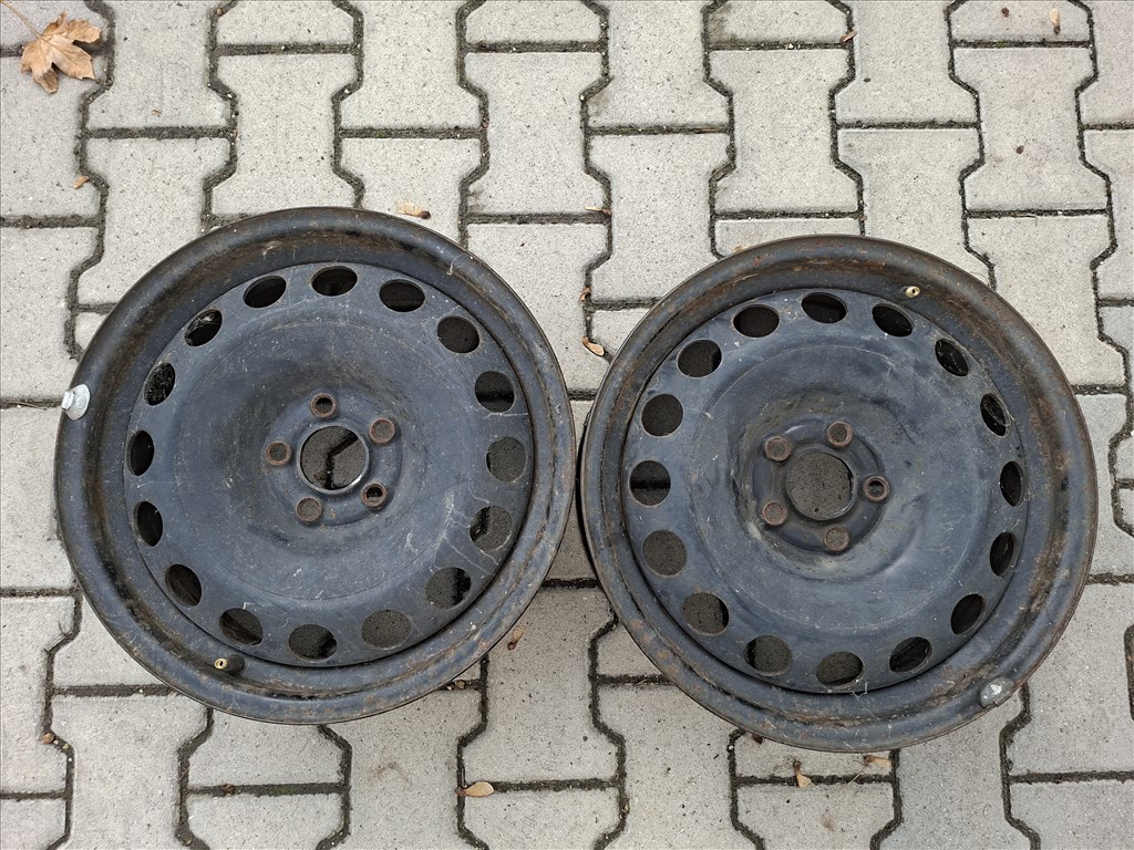  Audi A3 5x100 6J 16" gyári lemezfelni (25498) 1. kép