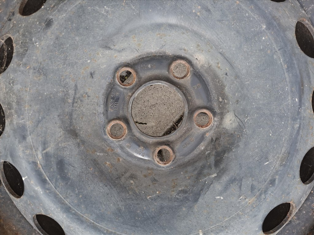  Audi A3 5x100 6J 16" gyári lemezfelni (25498) 2. kép