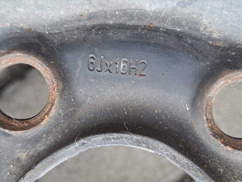  Audi A3 5x100 6J 16" gyári lemezfelni (25498) 3. kép