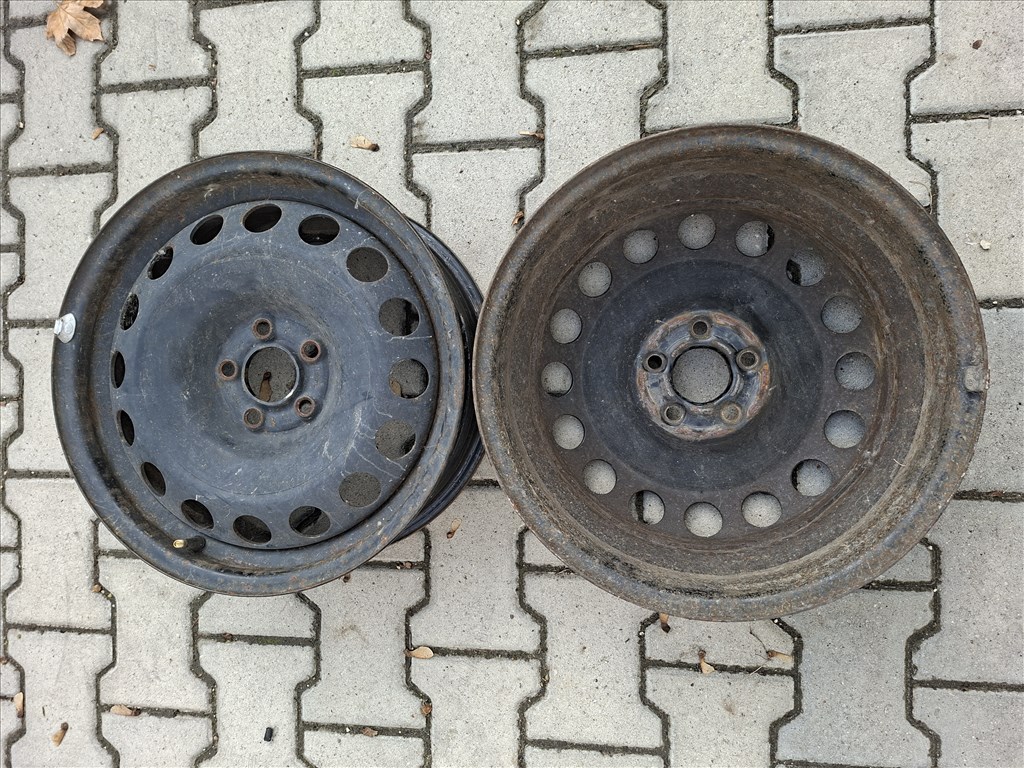  Audi A3 5x100 6J 16" gyári lemezfelni (25498) 6. kép