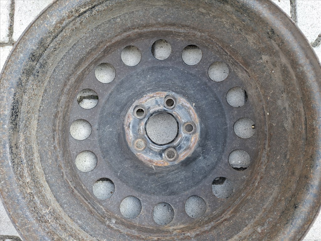  Audi A3 5x100 6J 16" gyári lemezfelni (25498) 7. kép