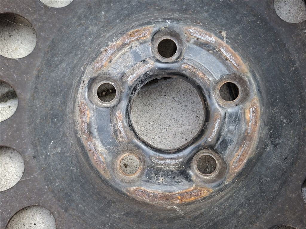  Audi A3 5x100 6J 16" gyári lemezfelni (25498) 8. kép