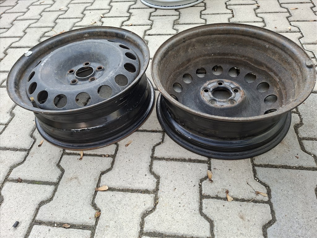  Audi A3 5x100 6J 16" gyári lemezfelni (25498) 9. kép