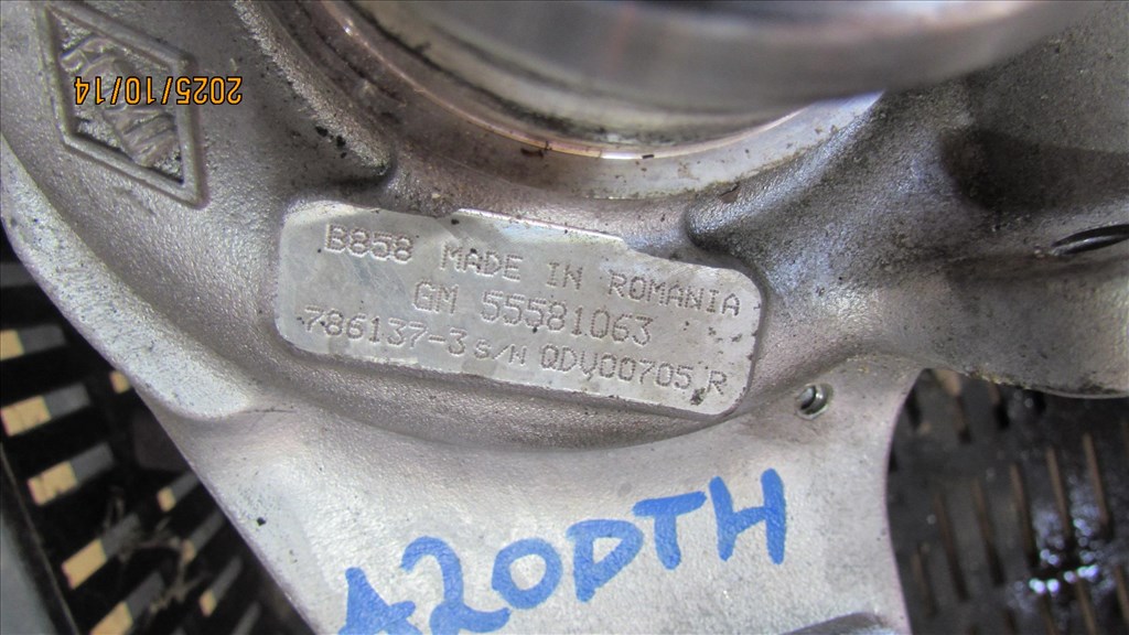 Opel Zafira C Tourer 2013 2.0D A20DTH turbó elektronikával 55581063 2. kép