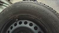 5x114.3 - 16" újszerű (gyári felni) lemezfelni, 215/70 újszerű Falken téli gumi