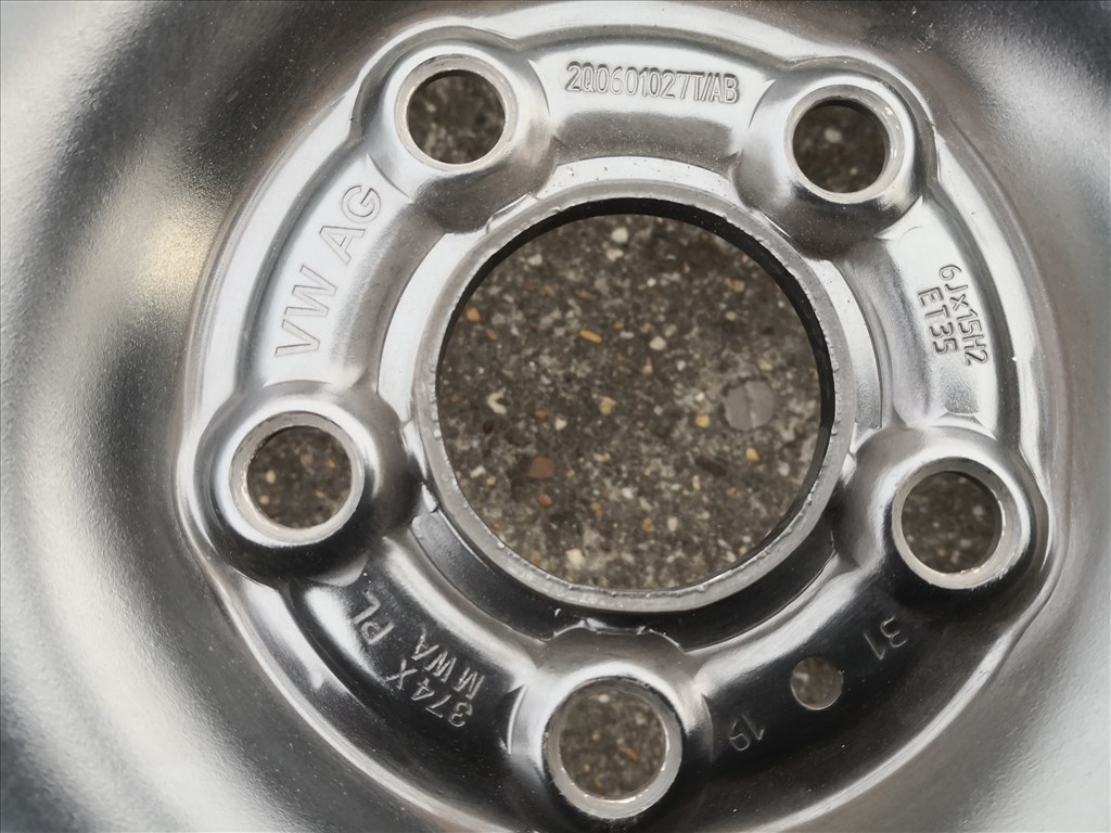 Skoda 15-ös télikerék 5x100-as lyukosztású 2. kép