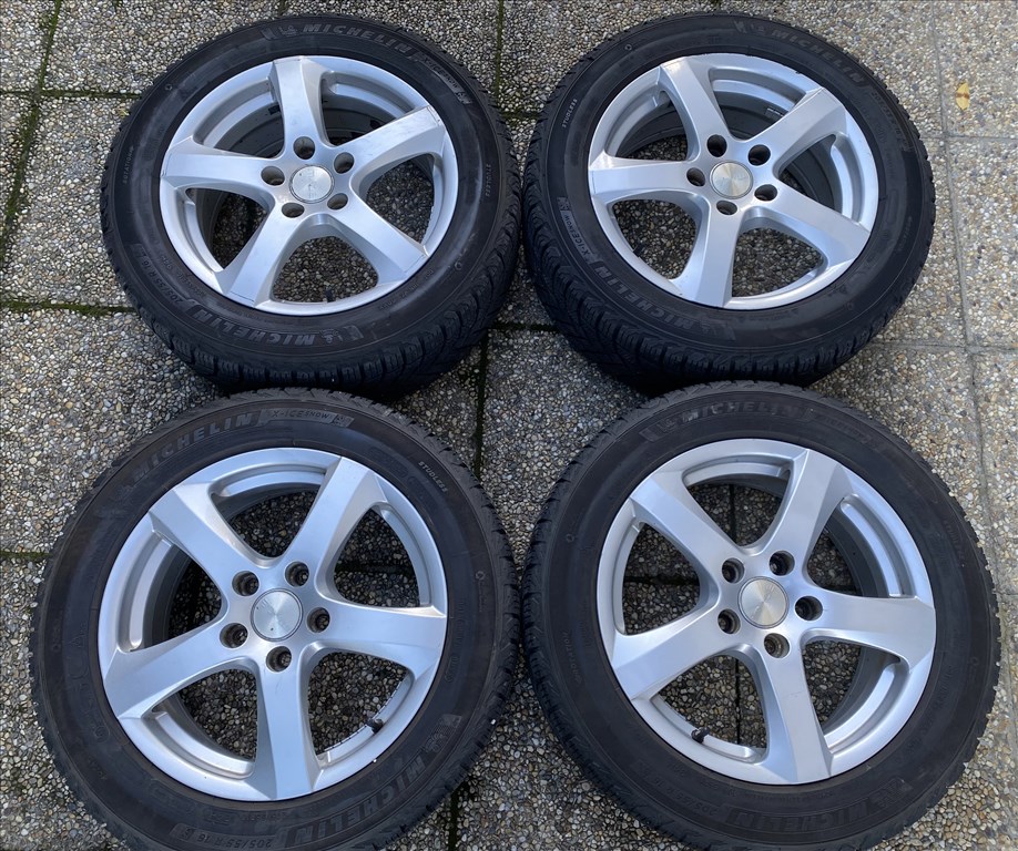  5x112 - 16" , 205/55/16 Michelin téli gumi - vw golfok, caddy, leon, octavia, superb stb stb 1. kép