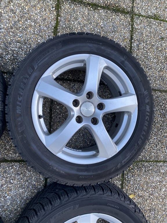  5x112 - 16" , 205/55/16 Michelin téli gumi - vw golfok, caddy, leon, octavia, superb stb stb 4. kép