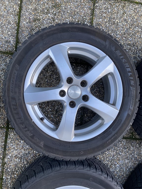  5x112 - 16" , 205/55/16 Michelin téli gumi - vw golfok, caddy, leon, octavia, superb stb stb 5. kép
