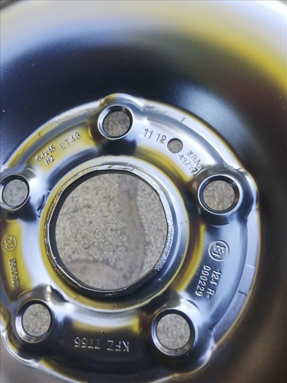 5x112 VW Golf VII., V., VI., Touran, Jetta, Caddy 15" lemezfelni  4. kép