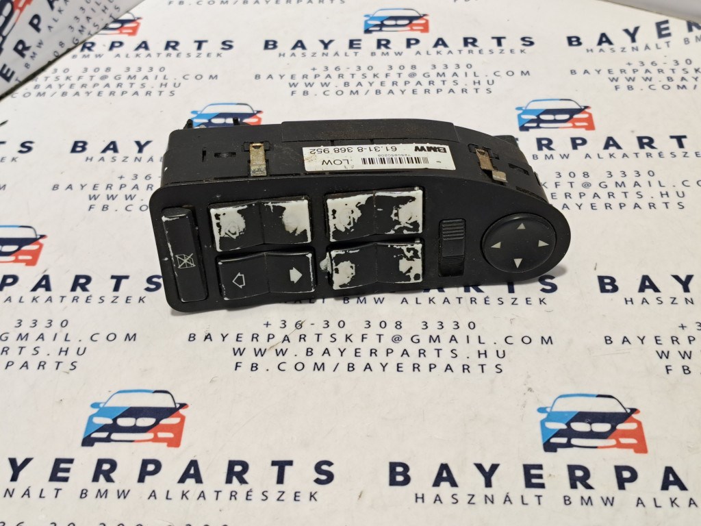 BMW E39 ablakemelõ kapcsoló tükörállító - hibás 1. kép