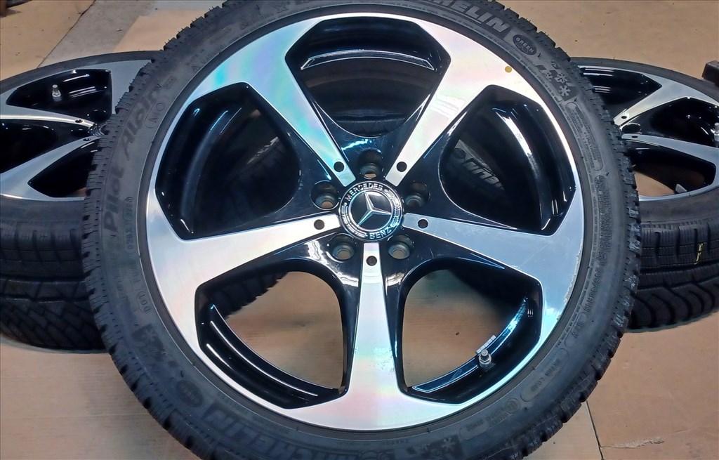 Mercedes W205 5x112 7,5-8,5x18 225/45 - 245/40 R18 téli gumikkal 4db 1. kép