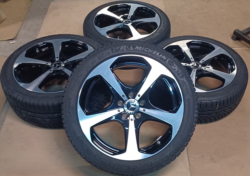 Mercedes W205 5x112 7,5-8,5x18 225/45 - 245/40 R18 téli gumikkal 4db 2. kép