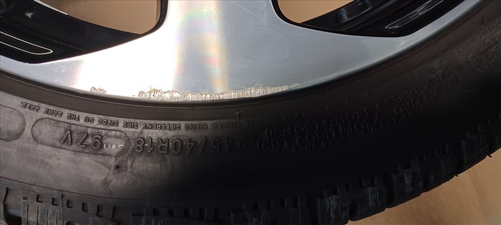 Mercedes W205 5x112 7,5-8,5x18 225/45 - 245/40 R18 téli gumikkal 4db 10. kép