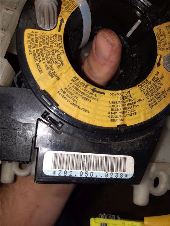 Mazda 5 05-10 Légzsák Átvezetõ Szalag Z82 Q50 0238 4. kép