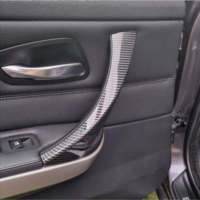 BMW E90/91 ajtóbehúzó/kapaszkodó Carbon bal