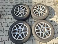 5x100 16" gyári alufelni, 205/55 Fulda nyári gumi szett (25497)