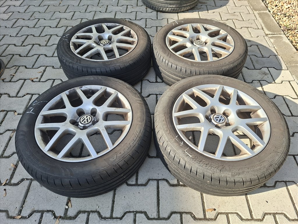  5x100 16" gyári alufelni, 205/55 Fulda nyári gumi szett (25497) 2. kép