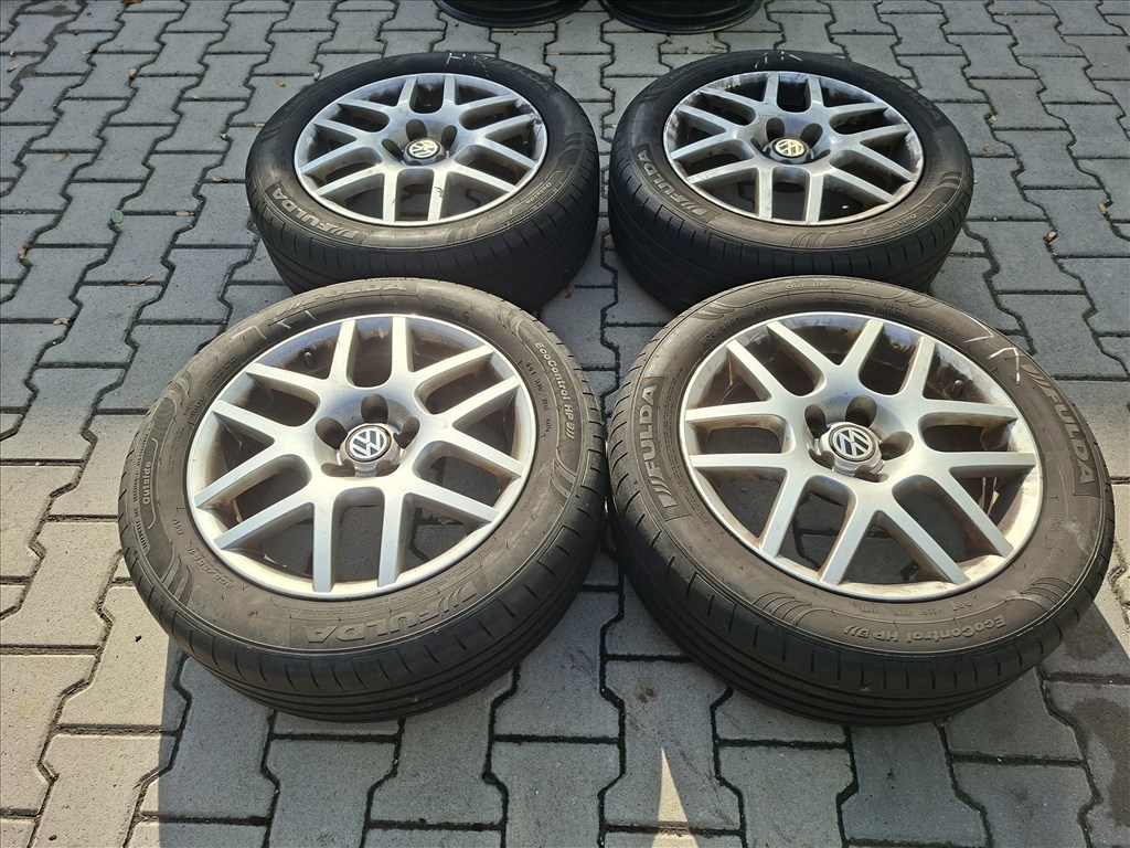  5x100 16" gyári alufelni, 205/55 Fulda nyári gumi szett (25497) 3. kép