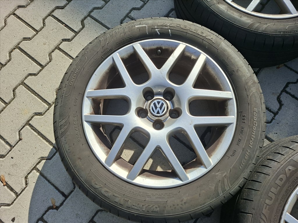  5x100 16" gyári alufelni, 205/55 Fulda nyári gumi szett (25497) 4. kép