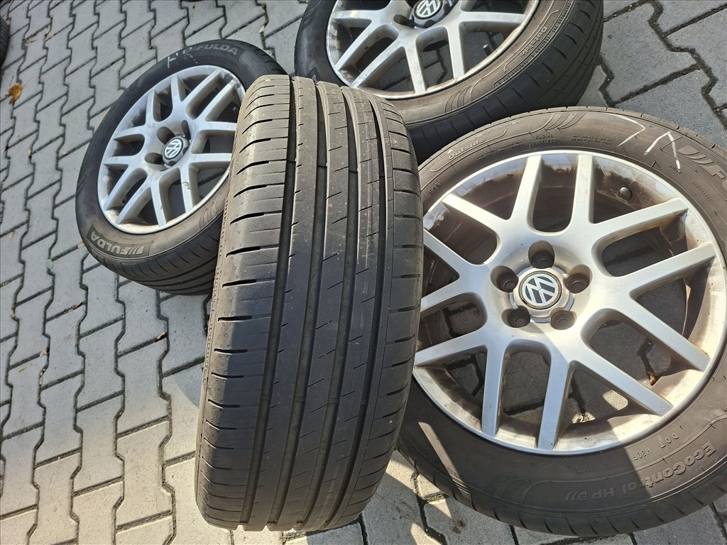  5x100 16" gyári alufelni, 205/55 Fulda nyári gumi szett (25497) 9. kép