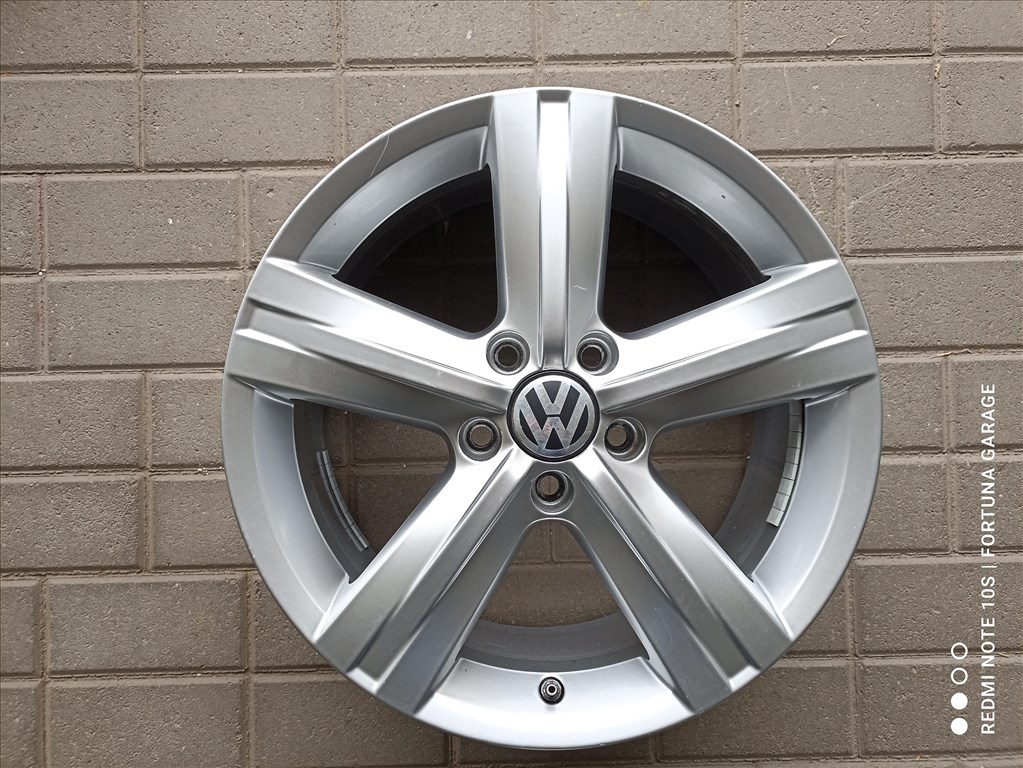 5x112 17" Volkswagen használt alufelni garnitúra 6. kép