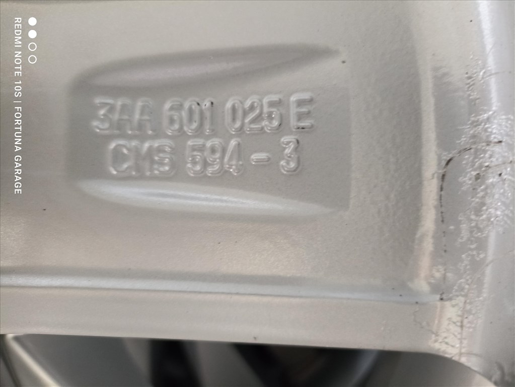 5x112 17" Volkswagen használt alufelni garnitúra 7. kép