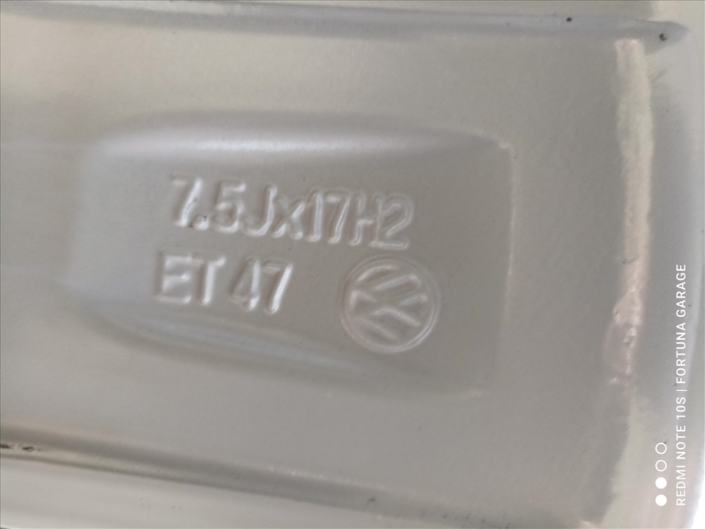 5x112 17" Volkswagen használt alufelni garnitúra 8. kép