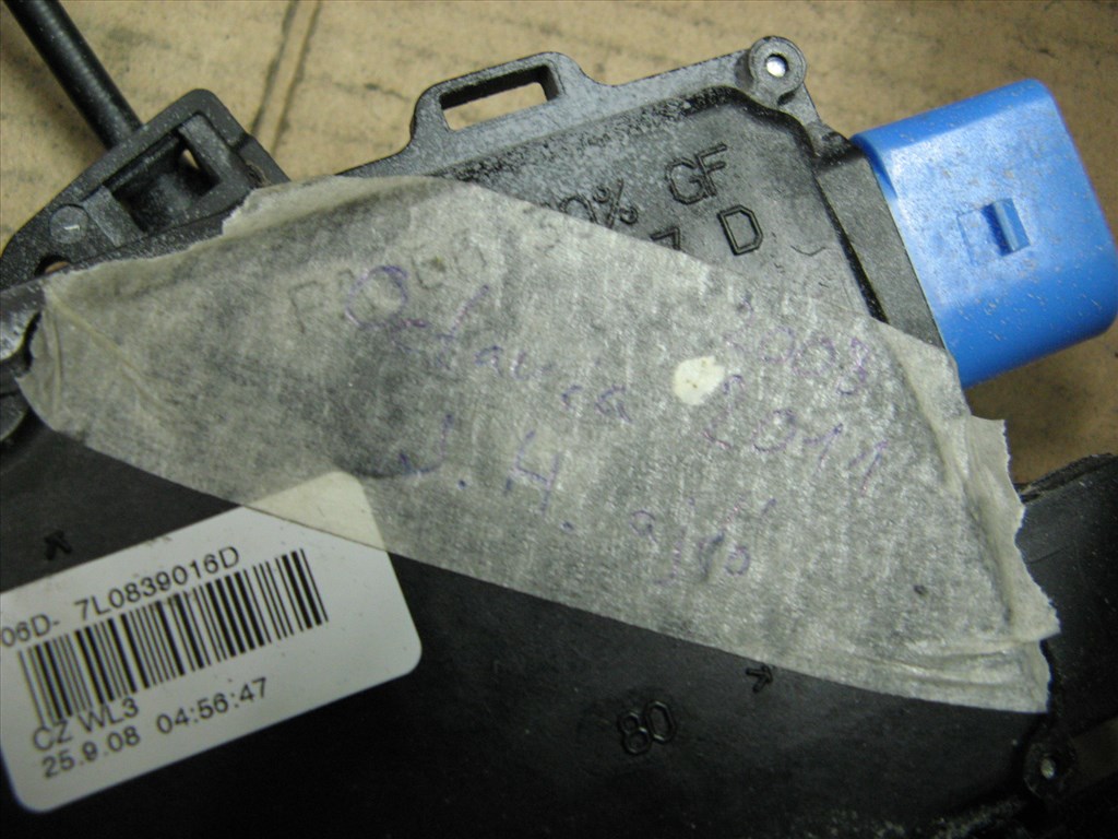 Skoda Octavia II jobb hátsó ajtózár eladó 3. kép