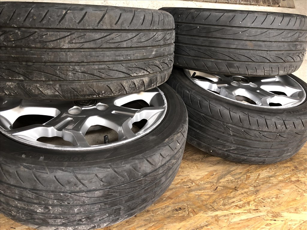  4x108 17 col használt (gyári felni) alufelni, 205/45 használt nyári gumi 17 colos 4x108 Citroen 12. kép
