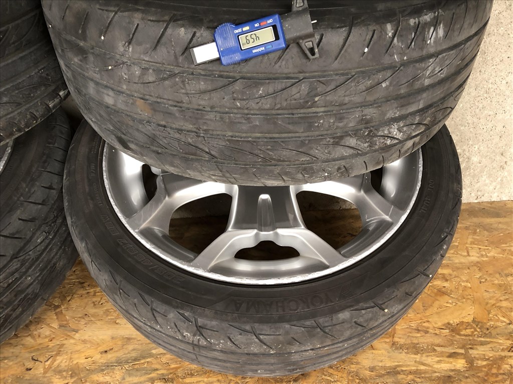  4x108 17 col használt (gyári felni) alufelni, 205/45 használt nyári gumi 17 colos 4x108 Citroen 13. kép